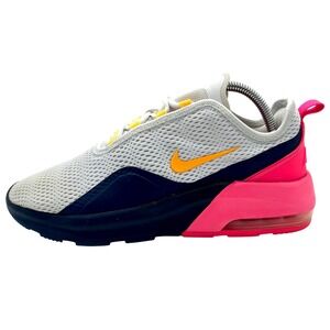 Nike Air Max Motion 2 Shoes Womens 9.5 White Pink Navy Sneakers CI6515-100